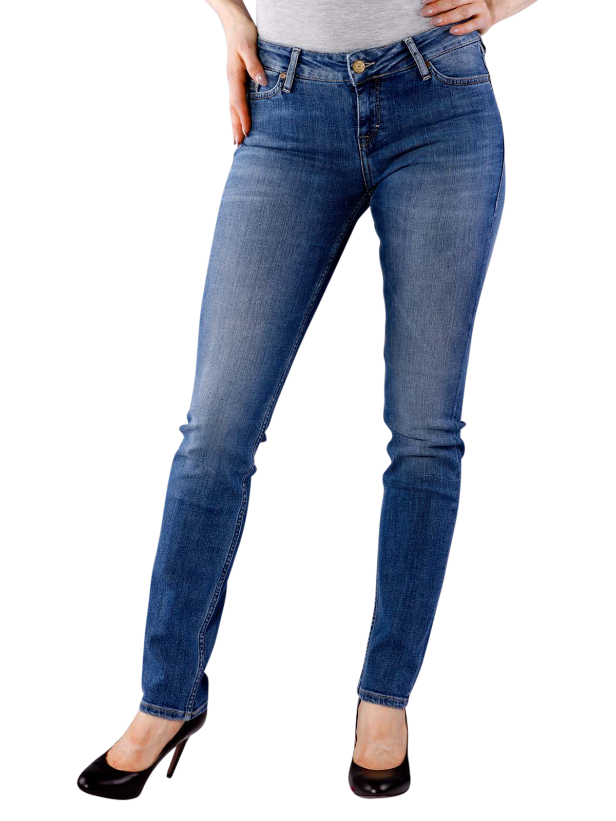 Jean Skinny Tiro Alto Mujer - Imagen 4